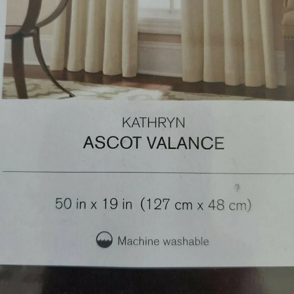 Liz Claiborne Kathryn Rounded Ascot Valance Brown